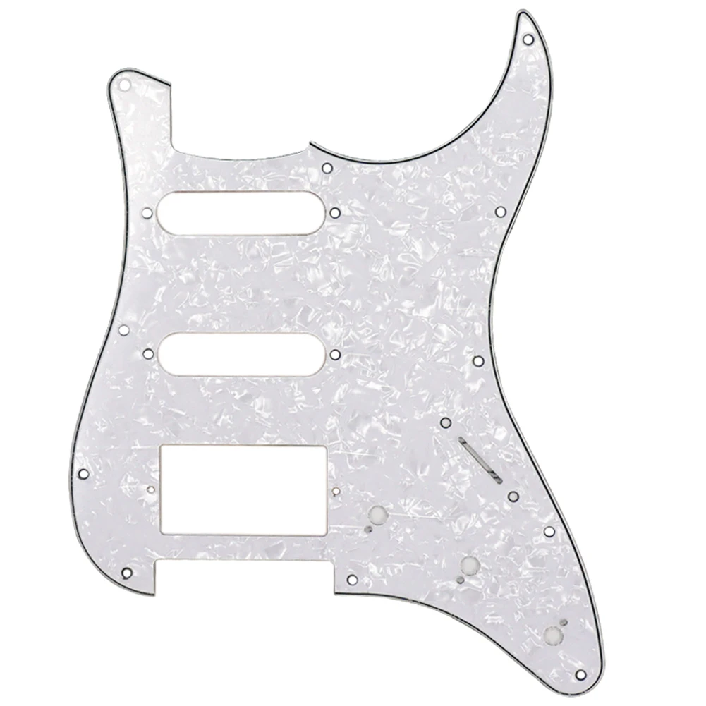 Multicolor 11Hole SSH Guitar Pickguard Scratch Plate For ST SQ Electric Guitars 3 Ply SSH Guitar Pickguard Guitar Parts Accs