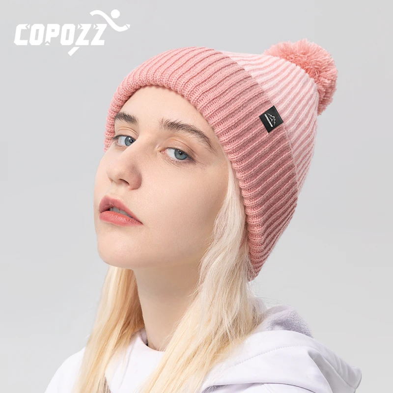 Winter Ballnoon Ski Hat Warm Woolen Caps For Men Hats Female Beanies Skullies Quality Gorros Hombre Snowboard Cap Gorros De Lana