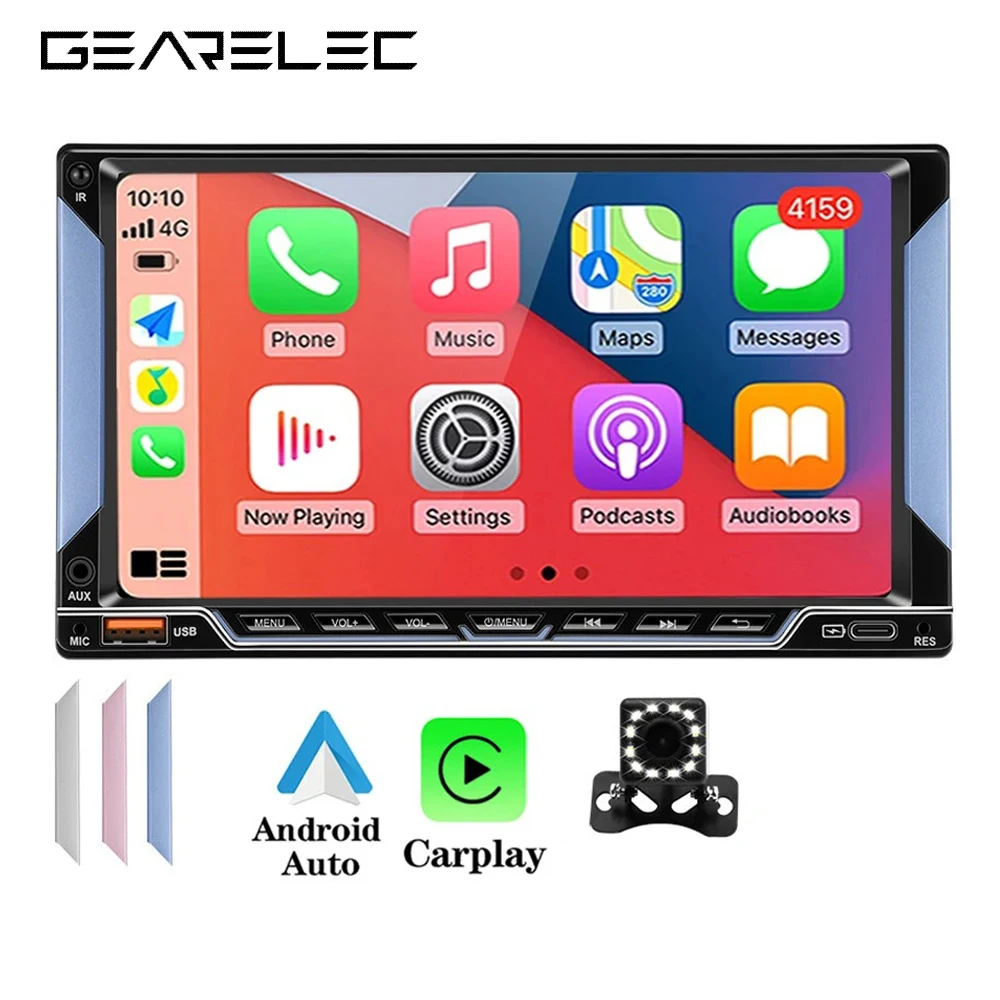 Car Radio 2 Din Carplay Android Auto Car Multimedia Video Player Android 12 Car Stereo Universal 7