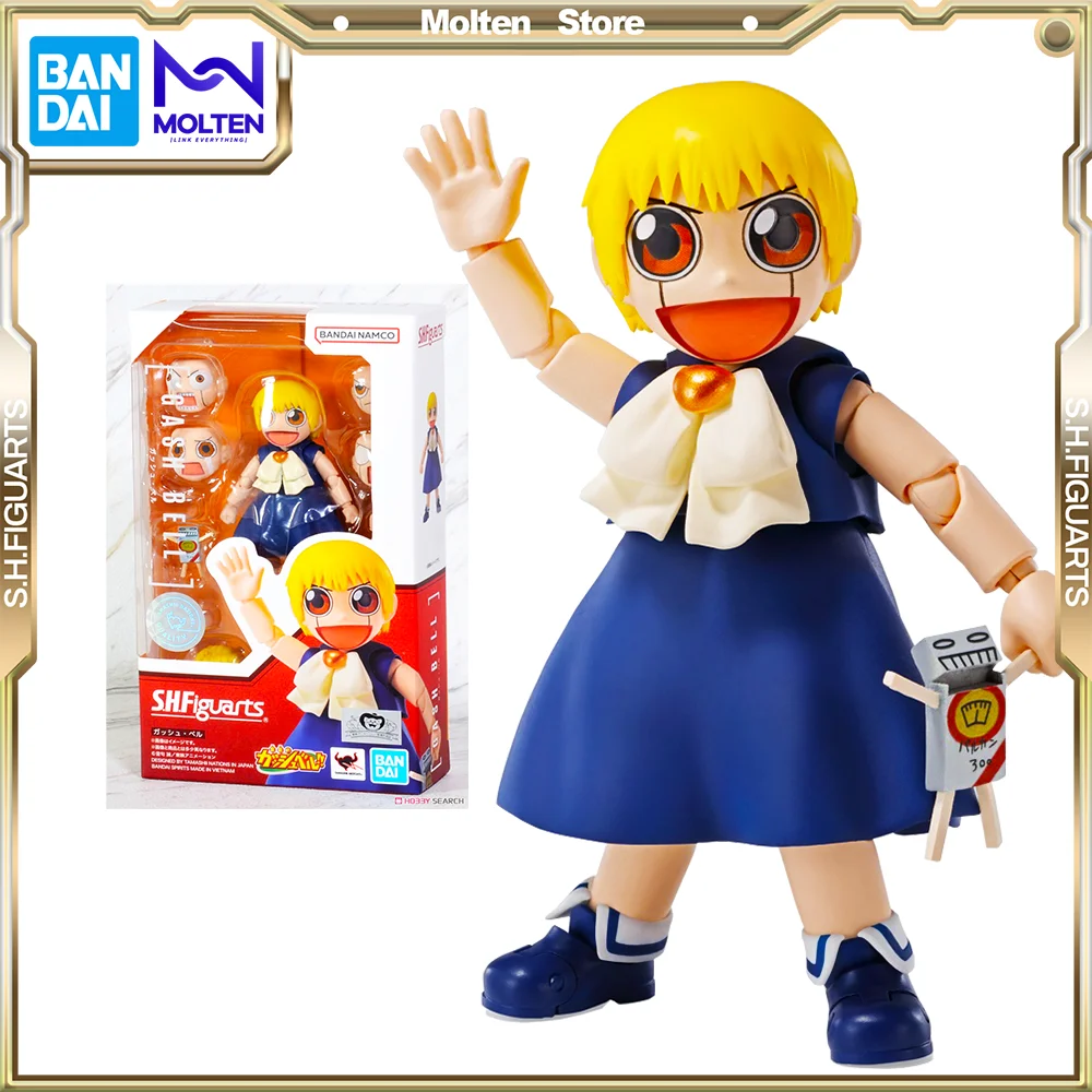 

BANDAI Original S.H.Figuarts Konjiki no Gash Bell! Golden Gashbell Zatch Bell! Anime Action Figure Model Kit