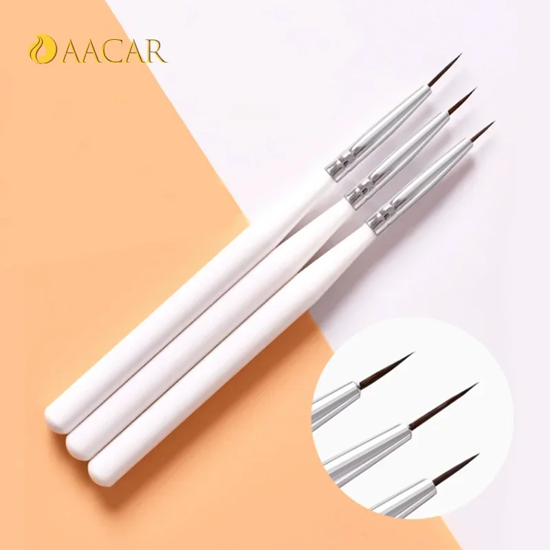 DIY Nail Art Liner Pinsel Set French Line Stripes Schnitzpinsel UV Gel Malerei Maniküre Werkzeugset für den professionellen und privaten Gebrauch