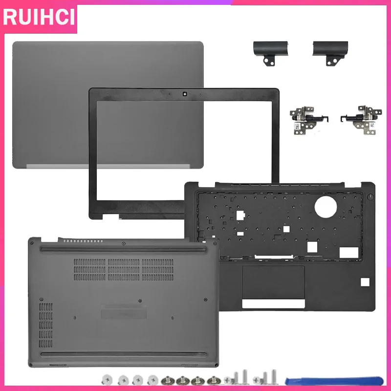 

Запасная крышка для Latitude E5280 E5290, задняя крышка ЖК-дисплея, передняя панель, упор для рук, нижняя нижняя часть корпуса, петли, крышка шарнира 09N5PX 0RJCRM