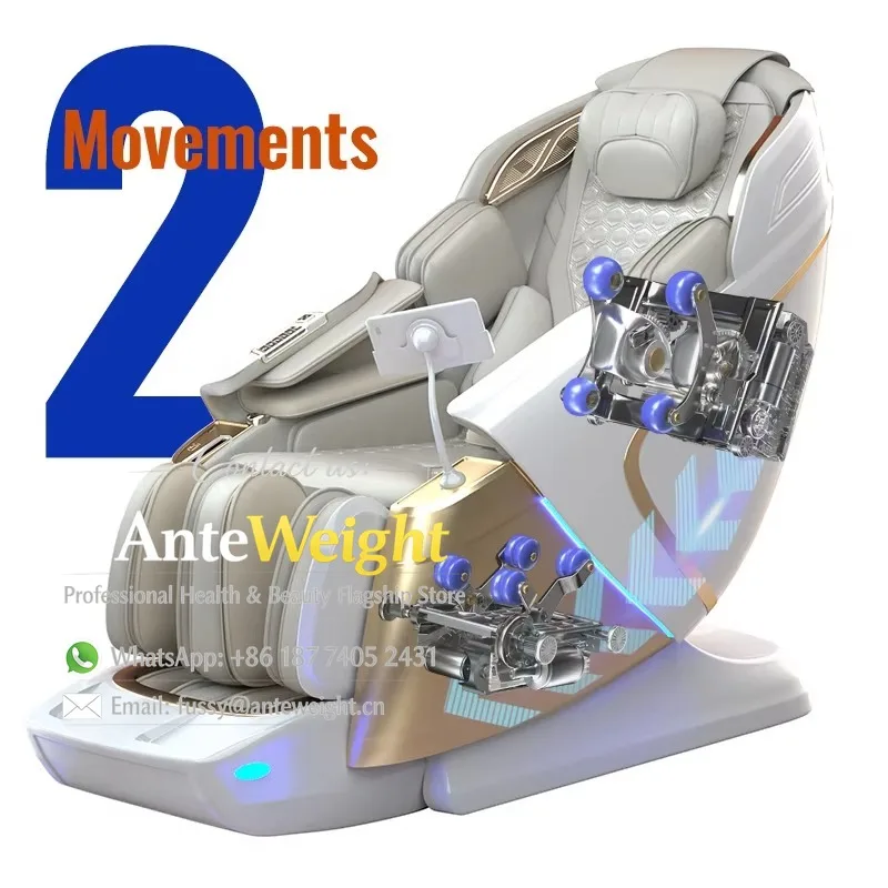 Dual Core Zero Gravity Bed Full Body Luxury High End Chair Sl Track Electric Ai Smart Best 2026 Deluxe Massage Chair