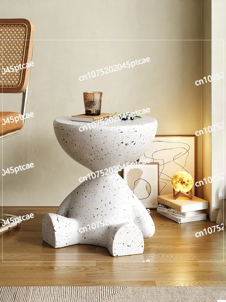 Furniture Tea Table Storage Rack Magnesium Oxide Bedside Table Nordic Coffee Tables LivingRoom Furniture Sofa Side Table Balcony