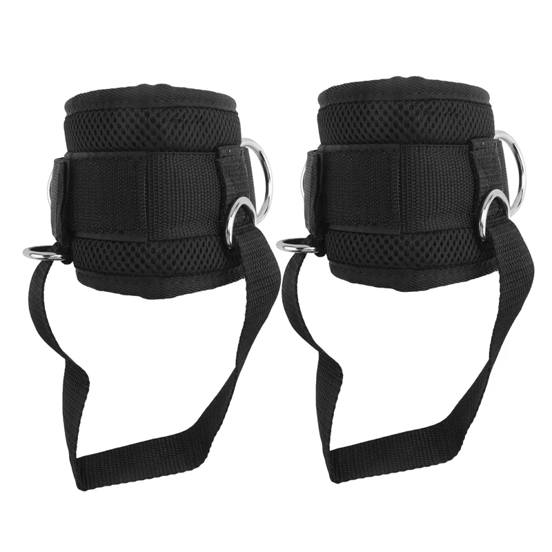 

Регулируемые кольца на щиколотке с ремешком для ног, тросовая машина, упражнения для фитнеса, ягодиц бедра, мягкие манжеты на щиколотке, аксессуары