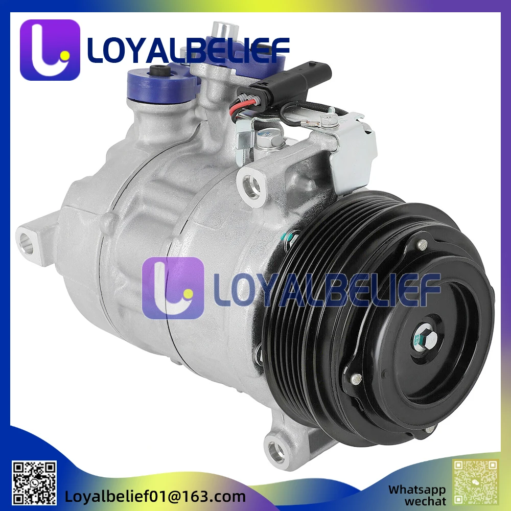 NEW A/C Compressor For 2014-2017 Mercedes-Benz E250 E300 E350 E400　0008303202 0008307100 0038302060 A0008303202 A000830710