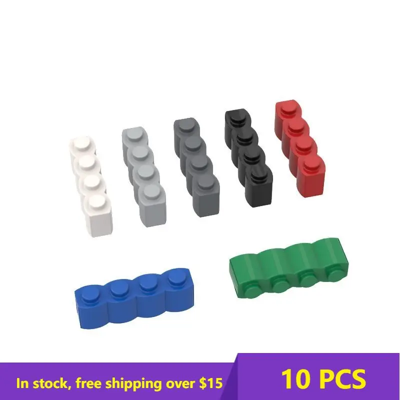 

10PCS MOC Bricks 10PCS Assembly Particles 1 x 4 30137 Building Block Brick Parts Kids DIY Educational Toys Gifts