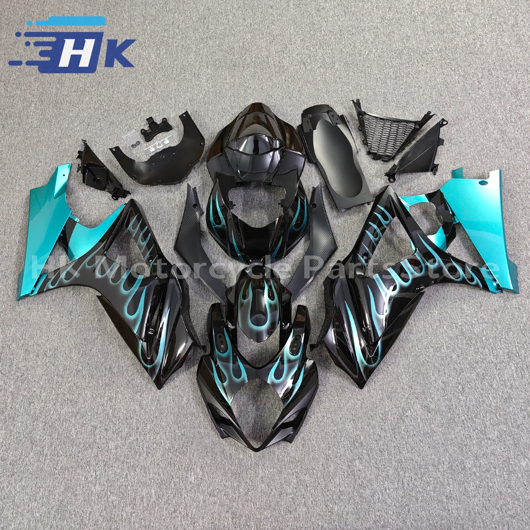 

Fit For Suzuki GSXR1000 K7 2007 2008 07 08 painted Motorcycle Fairing Kit Bodywork Plastic Parts Injection Components ABS