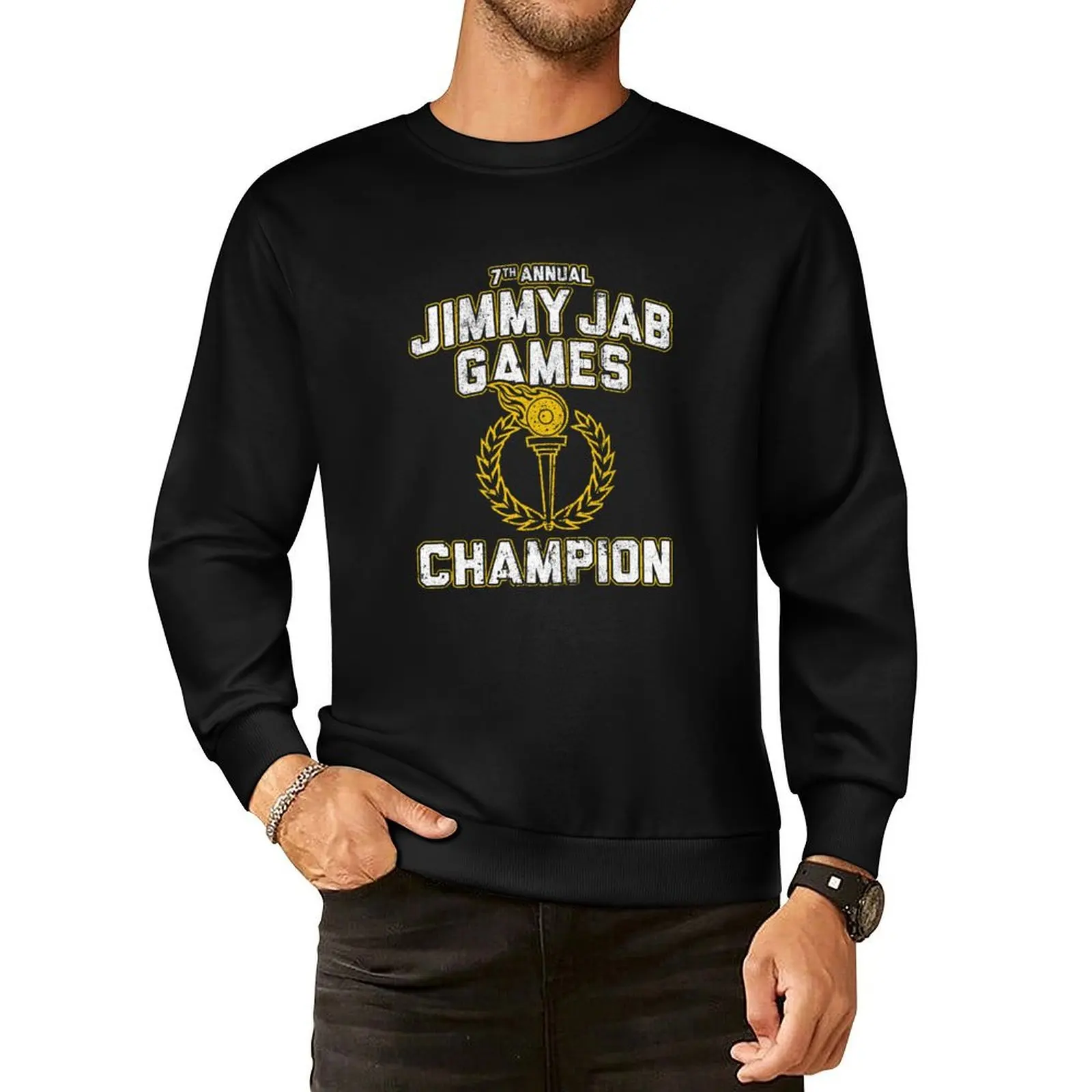 Jimmy Jab Games Champion Pullover Hoodie korean clothes streetwear men autumn jacket men clothes for men sweatshirts