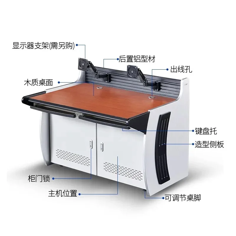 

Monitoring , center , dispatching , curved 2-link triple command center, monitoring c