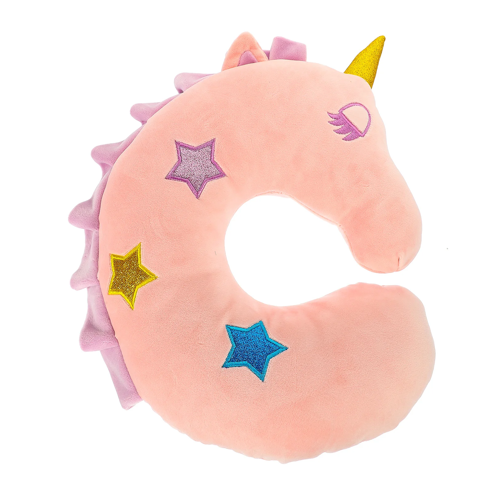 

Soft U-Shaped Neck Pillow for Comfortable Support Cartoon Design Ideal for Airplane Car Travel Portable Rest Pillow