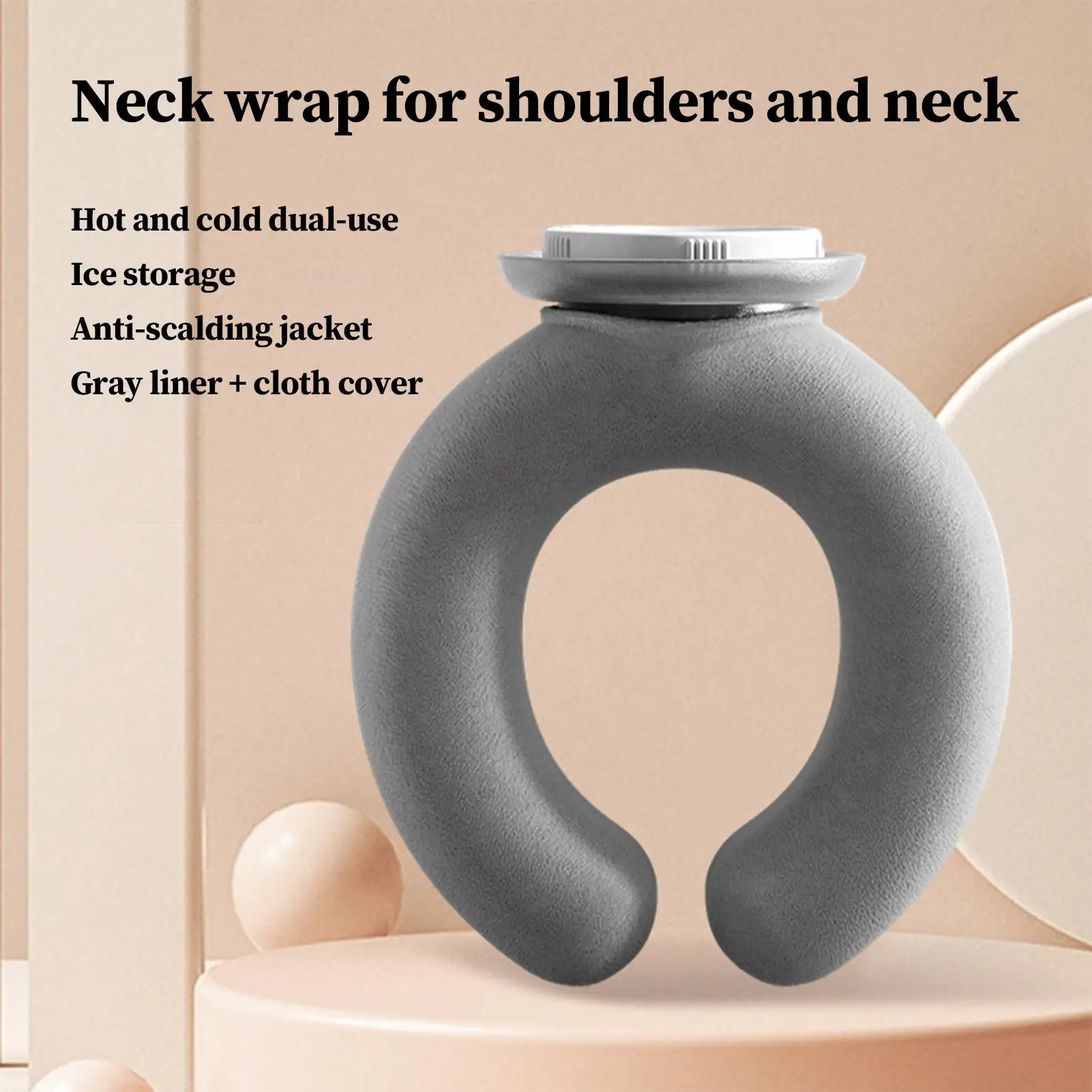 u字型湯たんぽ-漏れ防止-安全枕型湯たんぽ-首用-女性-家族-自宅-オフィス-勉強-旅行-通勤用