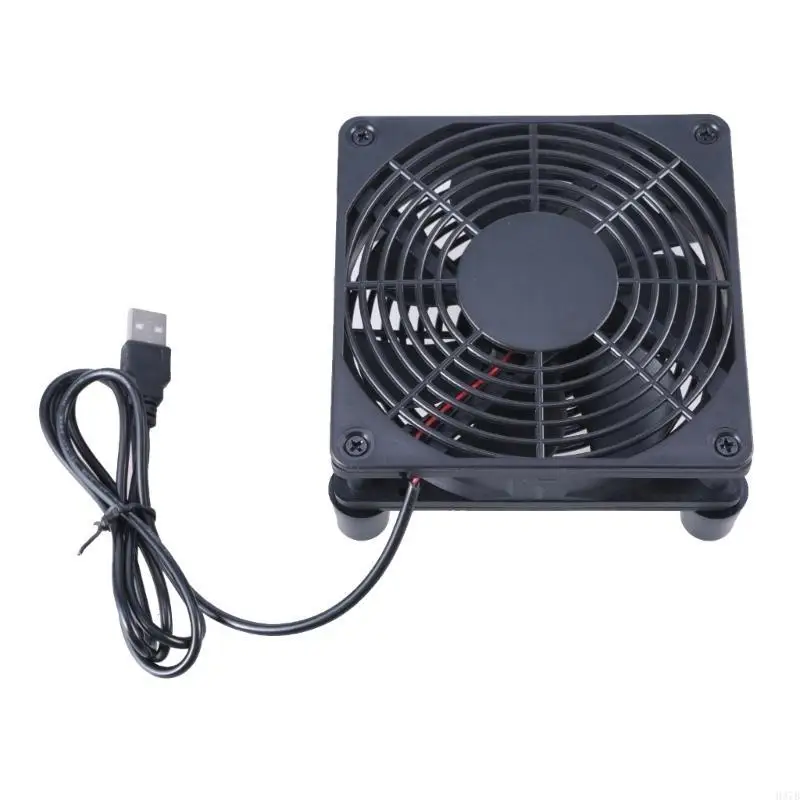 H37B 120mm USB Router Fan 12050 1500rpm Kipas Pendingin Router Komputer Untuk Penerima DVR Komputer