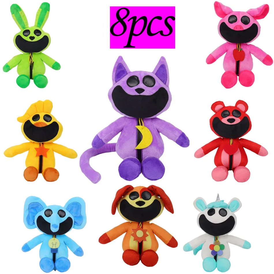 30cm Smiling Critters Plush Toys Smiling Critters Cat Nap Catnap Accion Doll Toy Peluches Pillow Kids birthday Christmas Gift