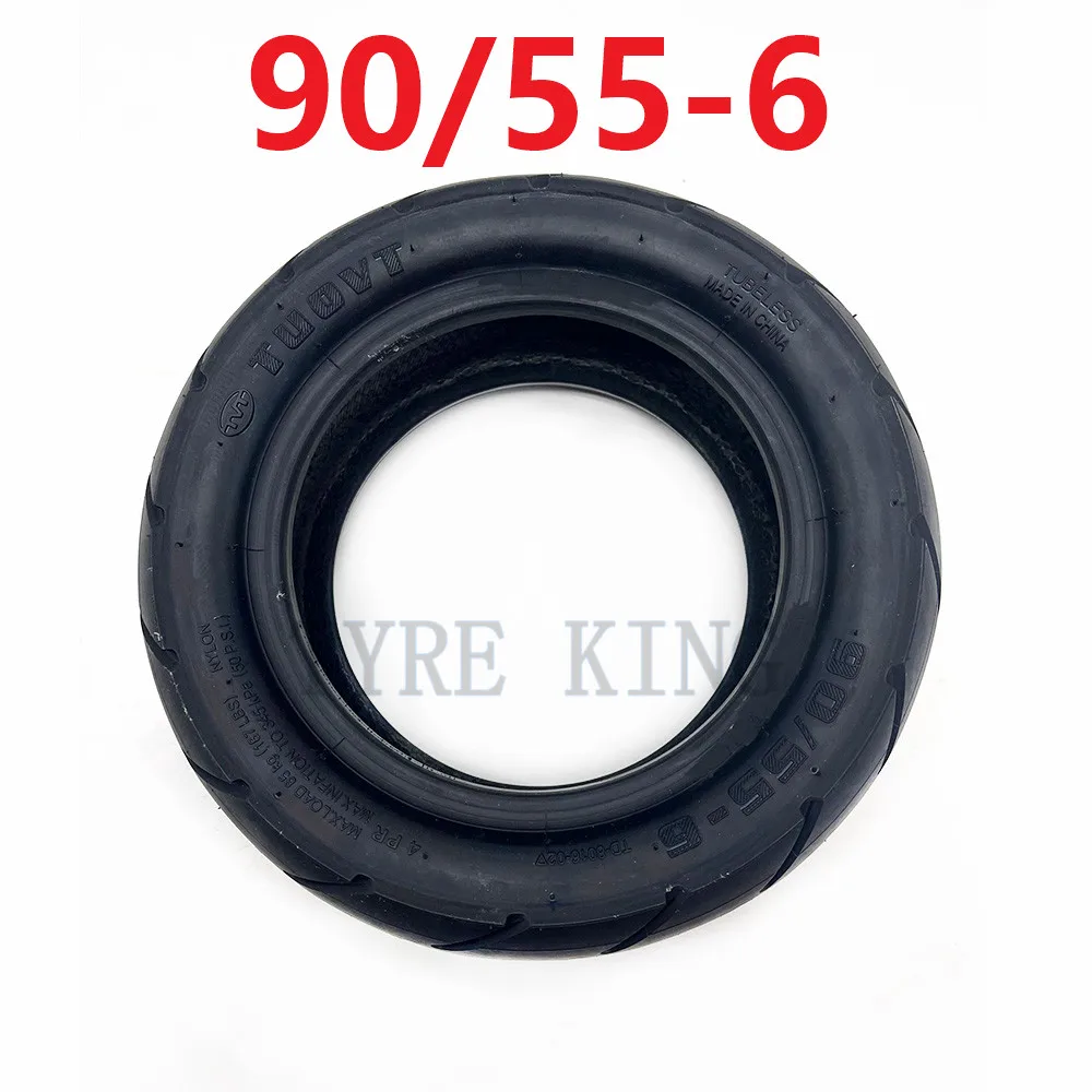 New Electric Scooter Parts 10 Inch Tubeless Tyre 90/55-6 Thickened Vacuum Tire Road Tyre