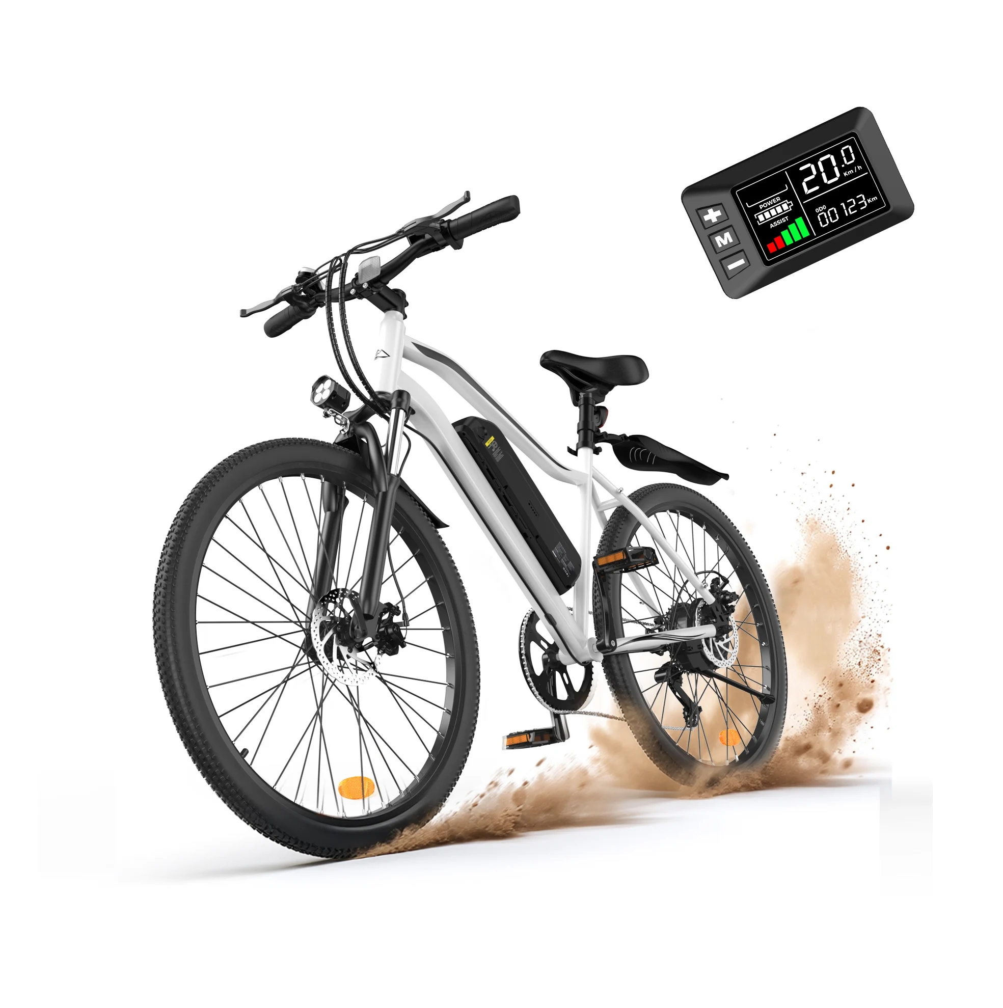

Grundwheel EB3 26 дюймов Электрический велосипед 500 Вт/1000 Вт Пиковый мотор Электрический велосипед 20 миль в час 60 миль Съемный аккумулятор 5/7-скоростной электронный велосипед