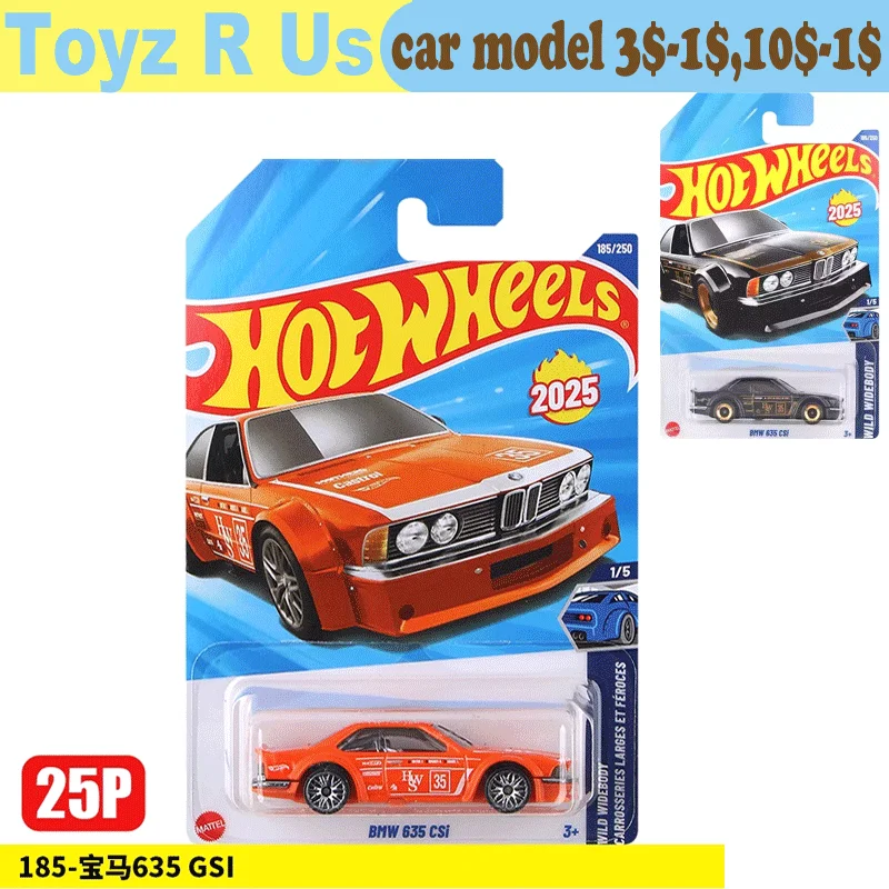 Coche Hot Wheels Original BMW 635 CSi, juguetes para niños, vehículos fundidos a presión 1/64, colección de modelos de aleación, Juguete en Stock, regalo 2025P/C4982