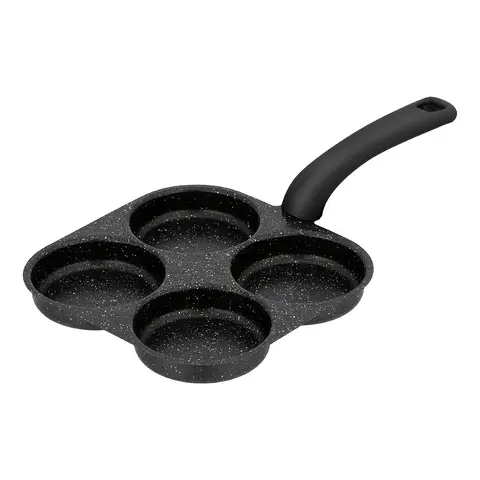 Nonstick Egg Frying Pan Egg 4-Cups Cooker Suitable for Gas Stove Induction Cooker