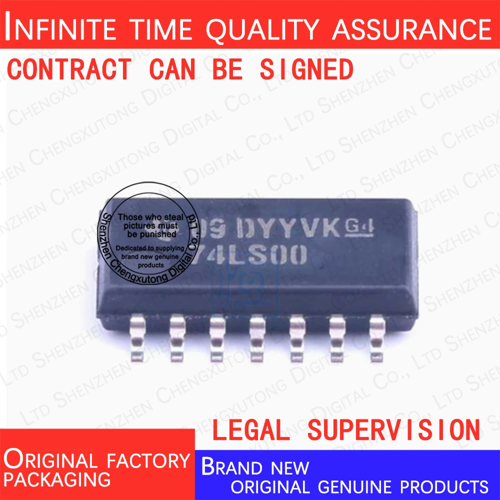 5pcs/lot SN74LS00NSR  74LS00   SOP   100% genuine stock in brand new original packaging