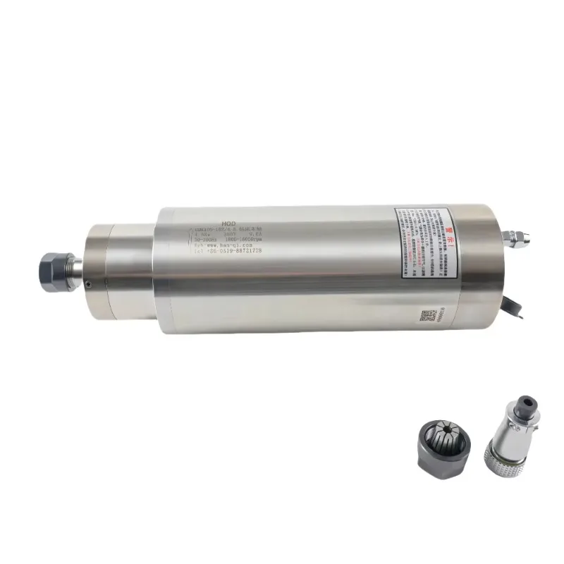 

105mm Diameter 4.5Kw Water Cooled Milling and Drilling CNC Spindle Motor for Metal Stone and Wood GDK105-18Z/4.5