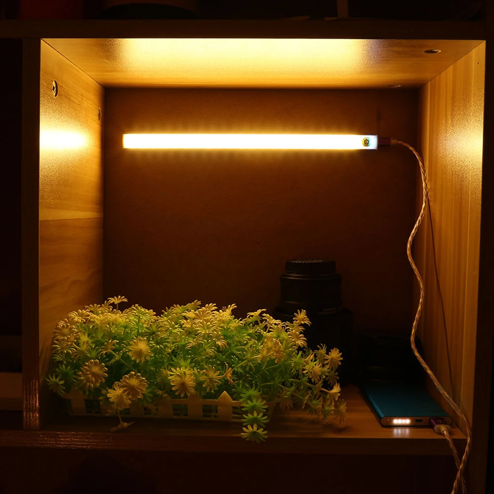 

LED Light Bar 21 Beads Ultra Bright USB Motion Sensor Night Light for Bedroom Bathroom Closet Cabinet Garage