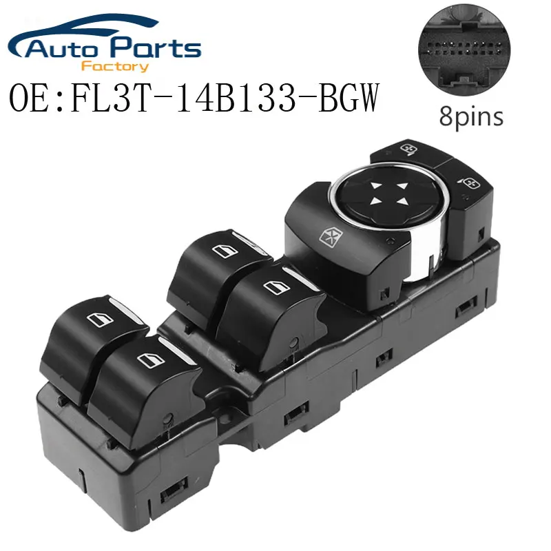 

New Power Window Switch For Ford F150 F-150 2015-2020 FL3T-14B133-BGW FL3T14B133BGW