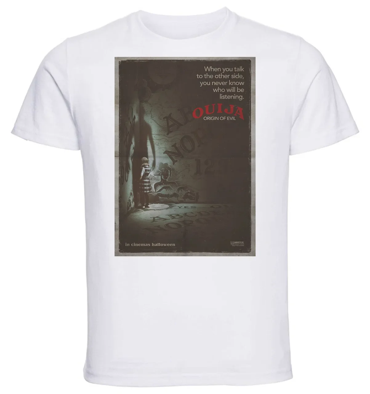 T-shirt Unisex - White - Ouija Playbill