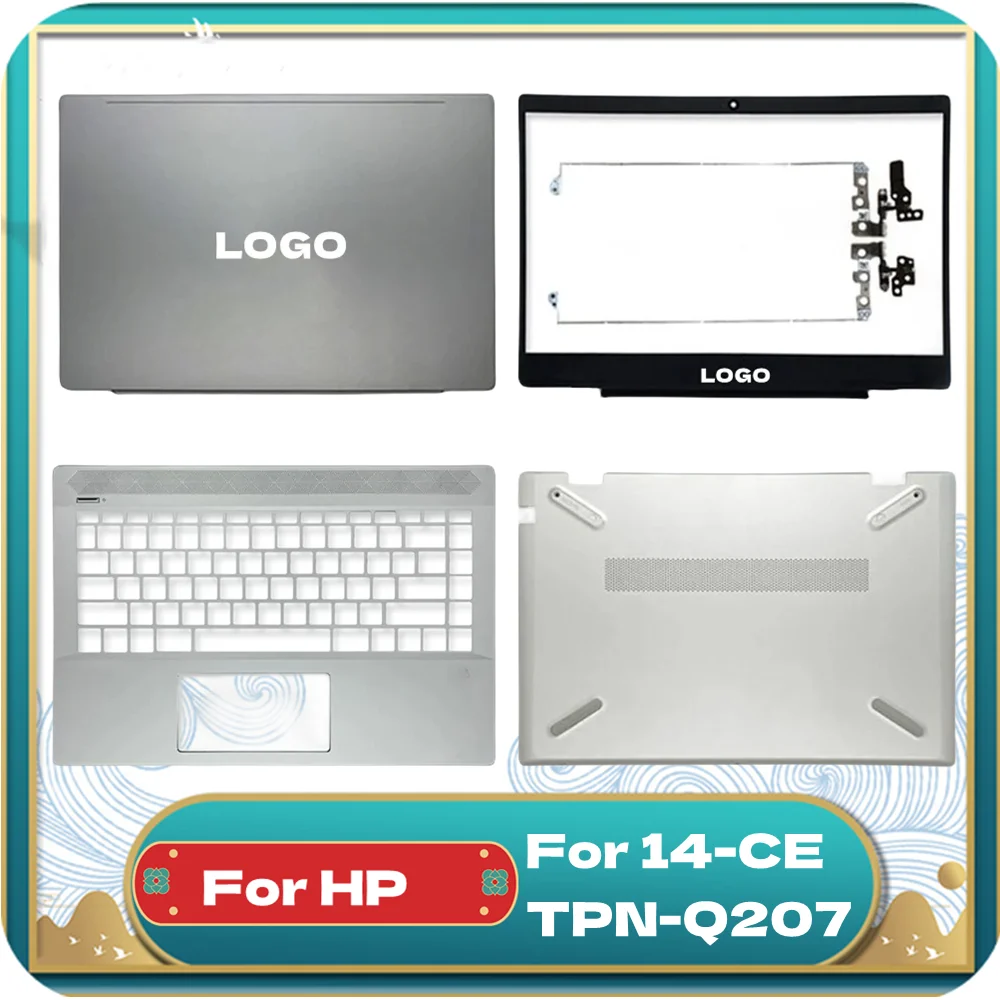 

NEW LCD Back Cover For HP 14-CE TPN-Q207 Front bezel/Hinges/Palmrest Keyboard/Bottom Case/Hinge Cover L19174-001 Top Back Caes