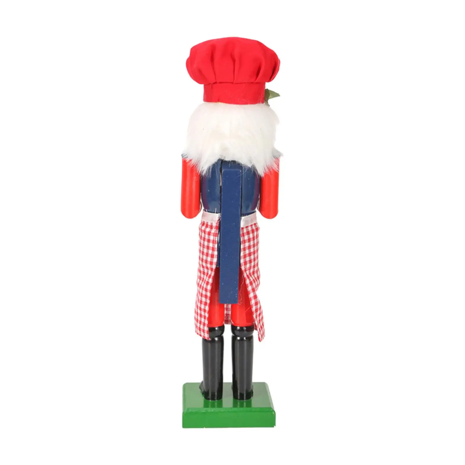 36cm Wooden Nutcracker Ornament Christmas Decoration Decorative Scene Layout