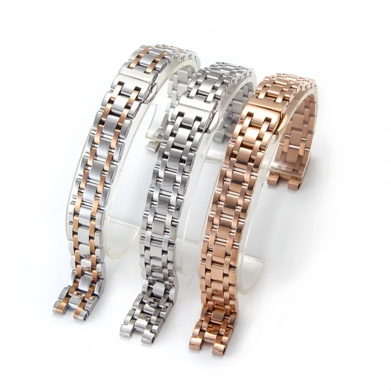 Stainless Steel Watch Strap for Tissot Bellissima Small Lady T126 Series T126010A T126207A watchband women Bracelet Wristband