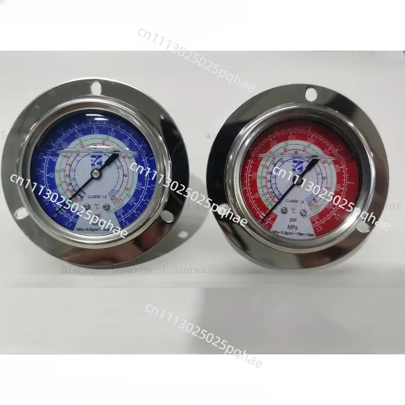Refrigeration Unit Shock Resistant High And Low Pressure Oil , Conditioning , Refrigerant Gauge R22