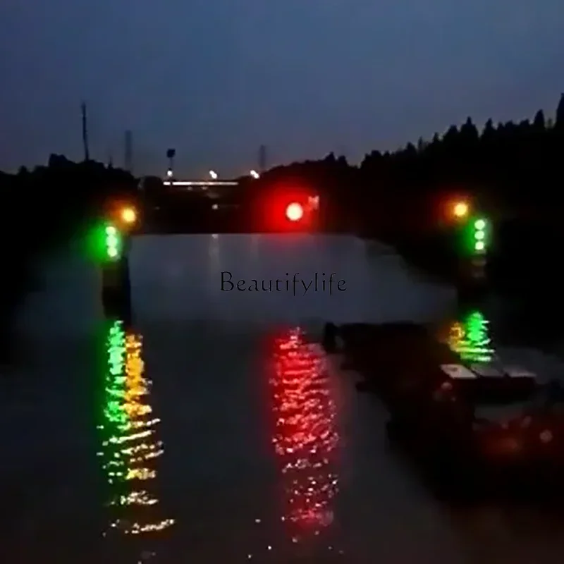 Bridge and Culvert Bridge Column Logo SN-BC200LED Inland Waterway Bridge Waterproof Dc12v Solar Energy