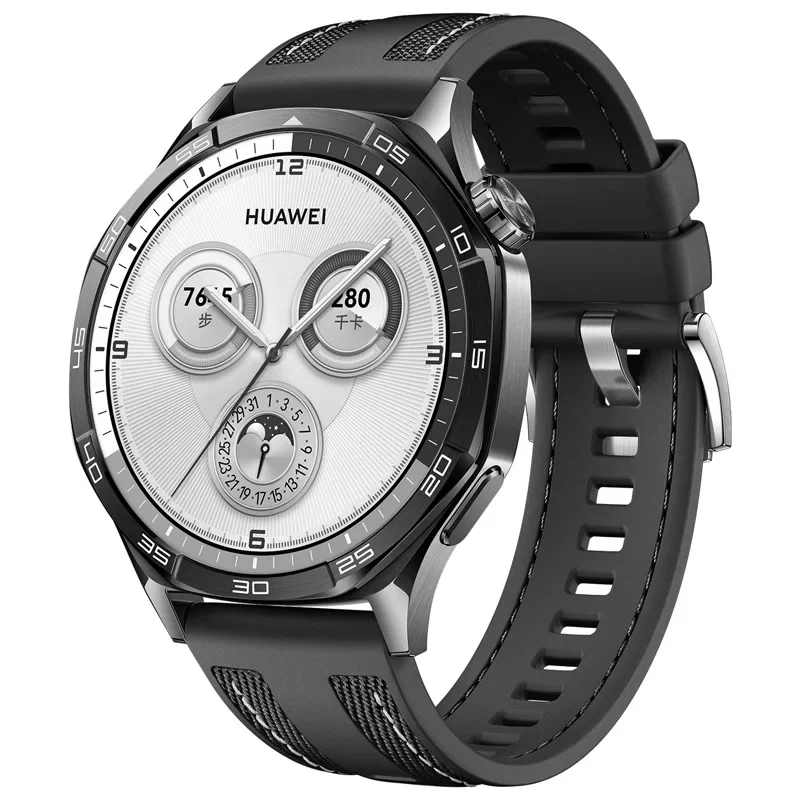 Offizielles Armband für Huawei Watch GT 5 4 46 mm Uhr 4 5 Pro GT 3 2 Pro 46 mm 22 mm Nylon-Sport-Verbund-Silikonarmband – Detail 8