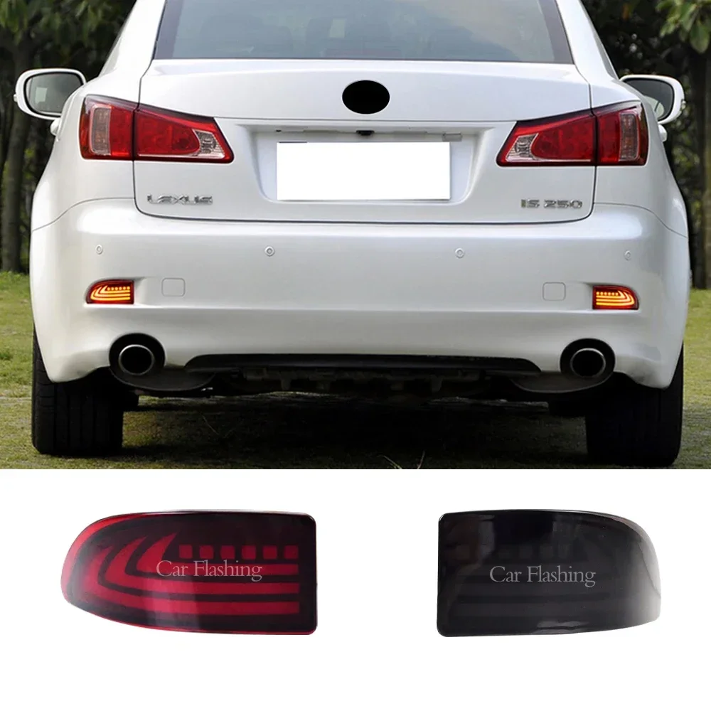 New！ Car LED Rear Bumper Reflector For Lexus IS250 IS350 IS220d IS200d 2006-2013 Turn Signal Brake Light