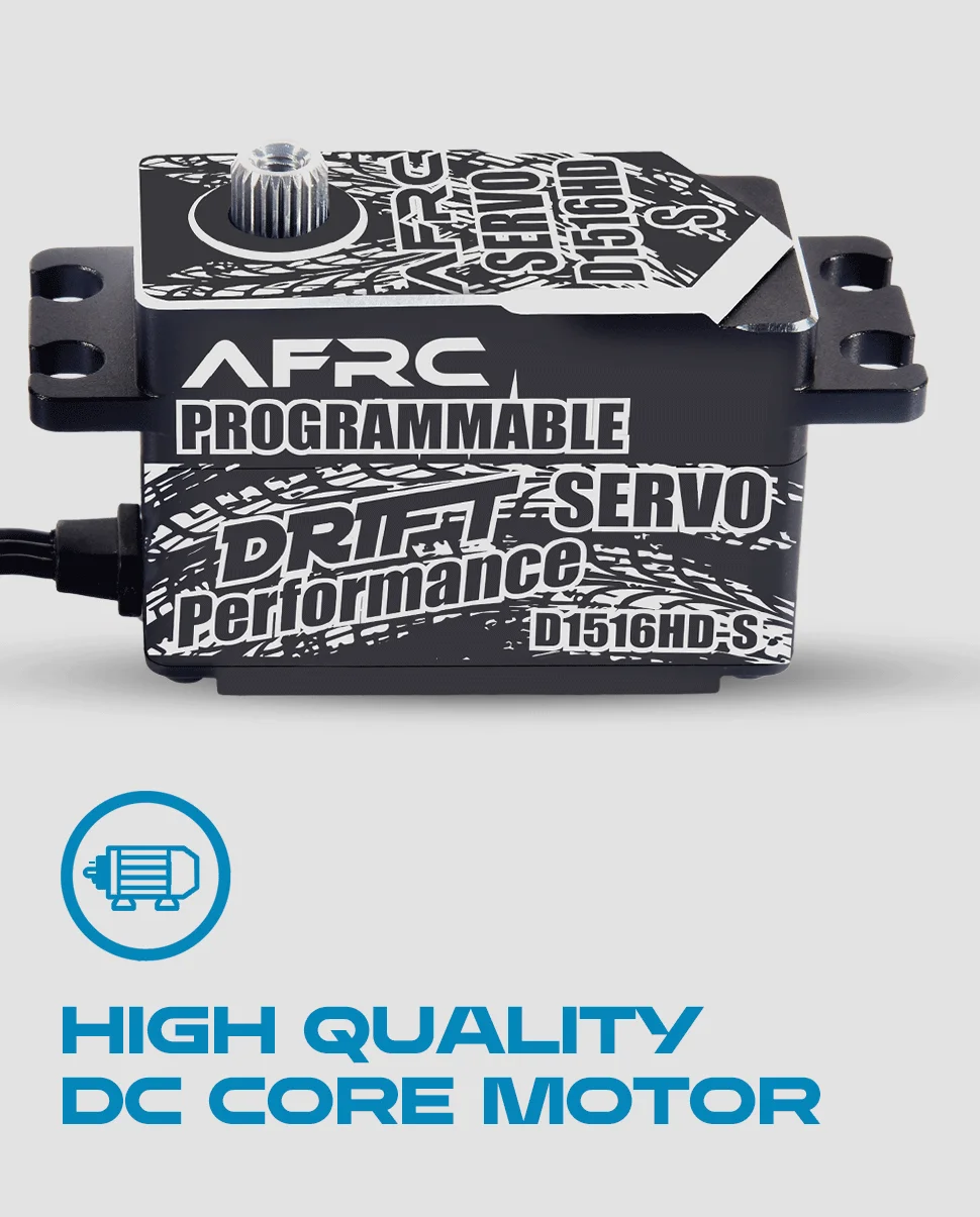 AFRC D1516HD-S Programmierbares Digitales Servo-Kit für 1/10 Touring Cars & Buggys, Rennflugzeuge, DIY-Montage und Aufrüstung – Detail 7