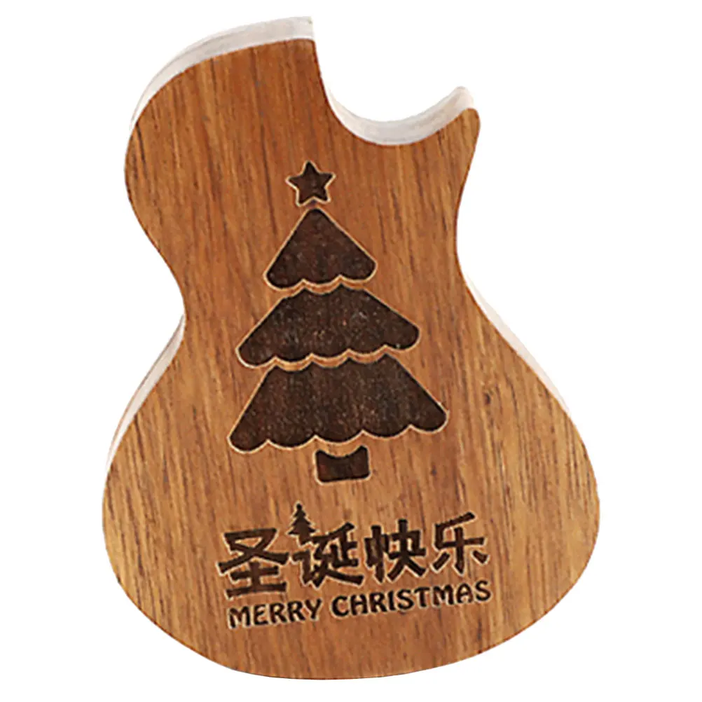 

Plectrum Organizer Guitar Storage Base Picks Wood Holder Shaped Case Container Plectrums