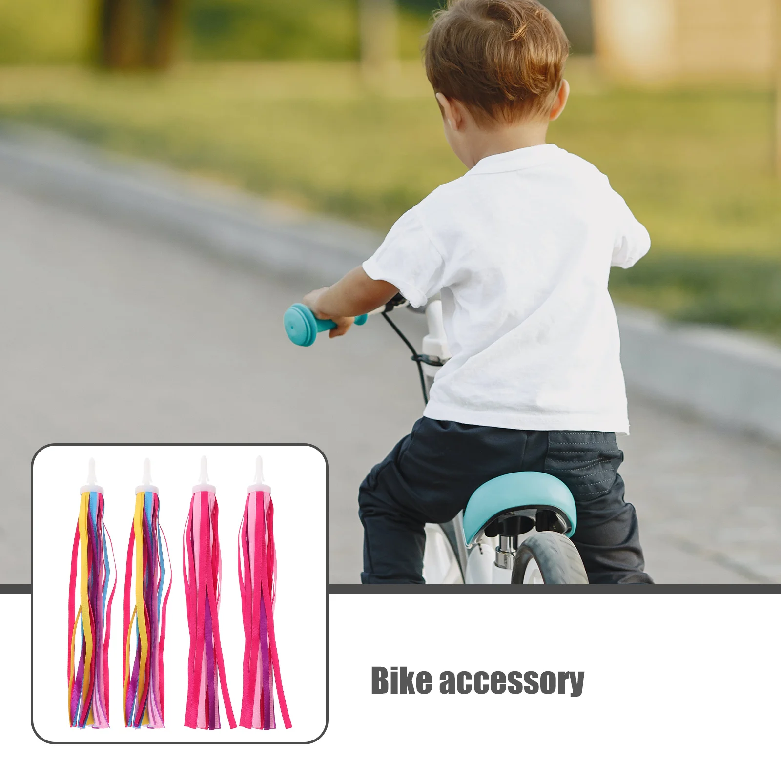 

Bike Handlebar Streamers Colorful Scooter Tassels Bicycle Accessories Decorative Ribbons Bike Decor Scooter Tassel Decor