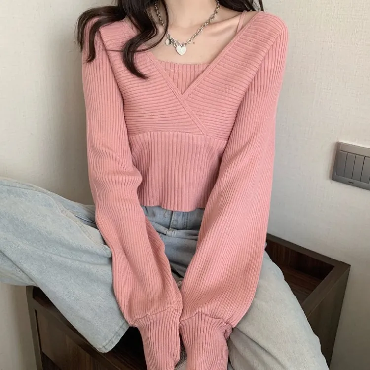 

Свитера Джемперы Пуловеры Женская одежда 2000-х годов Y2K с начесом и заплатками ElboBoxy Обычные кофейные кисточки Ленивый выходный для отдыха Простой