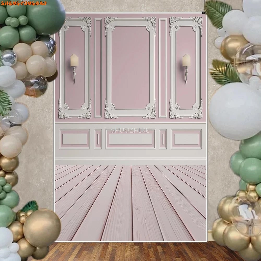 Western Living Room Wall Studio พื้นหลังผลิตภัณฑ์เรื่อง Vintage Photo Booth ฉากหลัง 3D คลอดบุตร Portrait Photozone