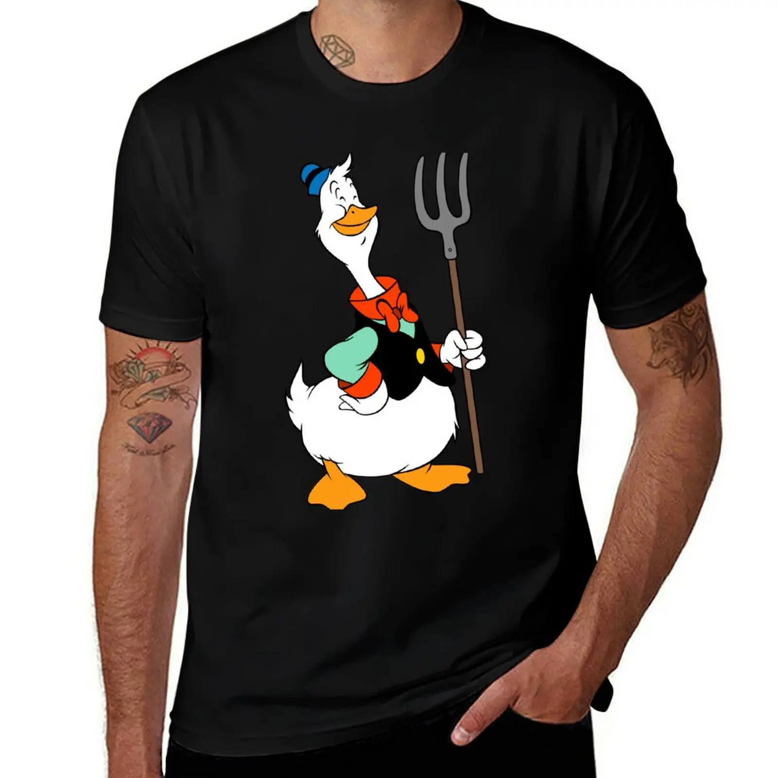 

Gus Goose White T-Shirt Funny t-shirt boys whites tees summer clothes T-shirts for men cotton