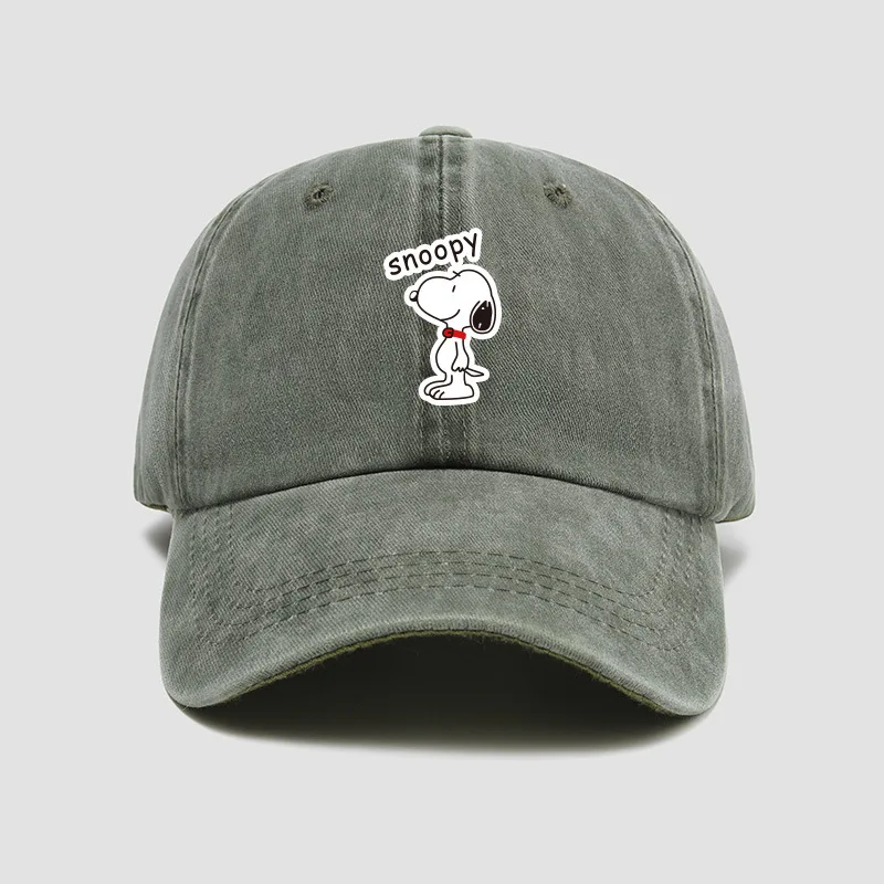 

Snoopy Joe Cool Nope Not Today Baseball Caps Casual Distressed Denim Cartoon Snapback Cap Outdoor Unstructured Soft Hats Cap