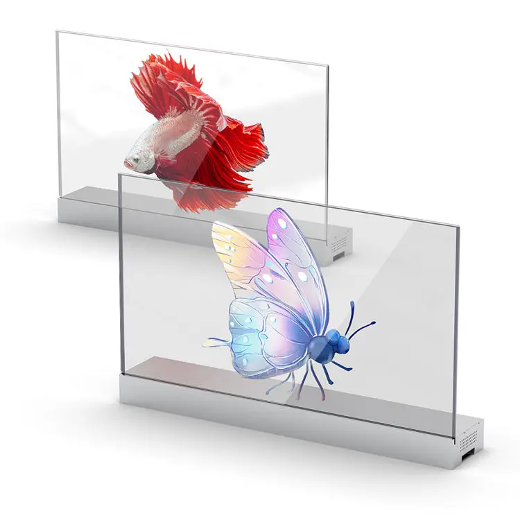Custom-built LED Displays With Waterproof Protection Advanced XYC 55 Inch O Transparent Touch Screen TV Digital Signage Display