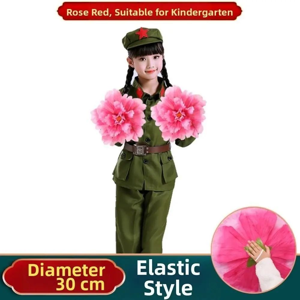 

Новый ручной реквизит для танцевального выступления пиона 30/40/50 см DIY танцевальный реквизит ручной работы цветок танец моделирование цветы