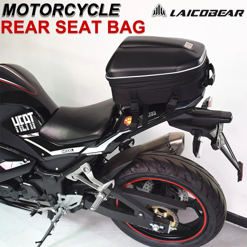 

Сумка на заднее сиденье мотоциклетного шлема, большая вместительная сумка на заднее сиденье для мотокросса, водонепроницаемая сумка для мотоцикла, дорожная сумка для багажа для верховой езды