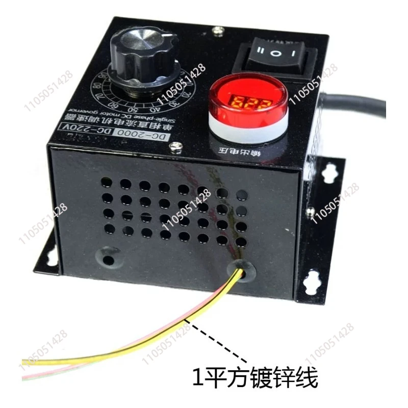 

220V 2000W high power forward and reverse DC motor speed regulator with digital display voltmeter