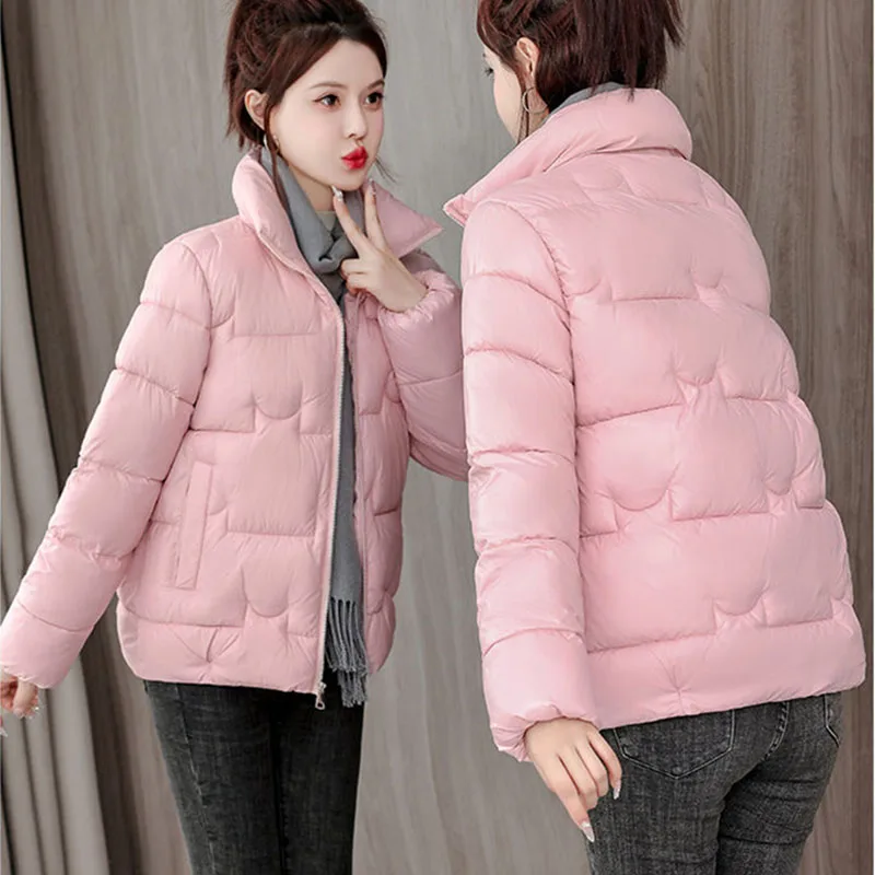 Winter New Warm Thick Jacket Women Korean Down Cotton Short Jacket Parkas Snow Wear Coat Female Casual Loose Outwear Overcoat