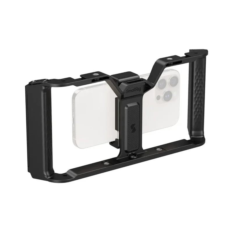 SmallRig IG-02 قفص عالمي مزدوج المحمول مع تحكم لاسلكي لهاتف iPhone Android 5.0+ (API 21+)/iOS 11.0+ الهواتف الذكية -5356