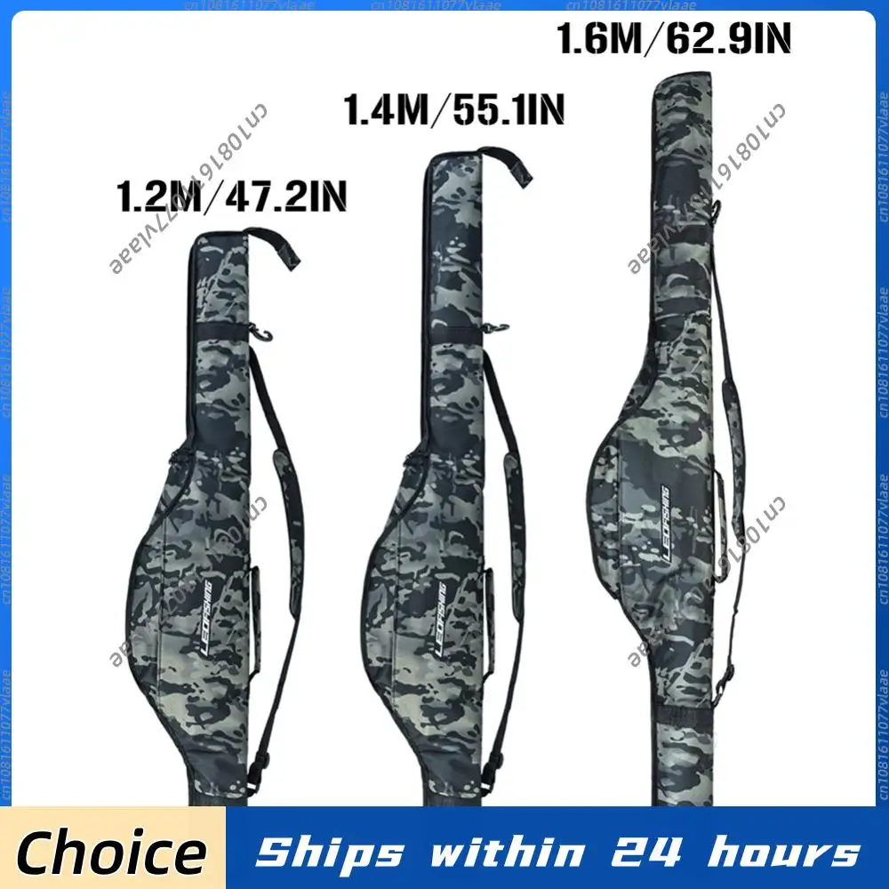 

Fishing Gear Bag Large-capacity Outdoor Fishing Tackle Boxes Waterproof Adjustable Strap Wear-resistant for Fish Bait Reel Gear