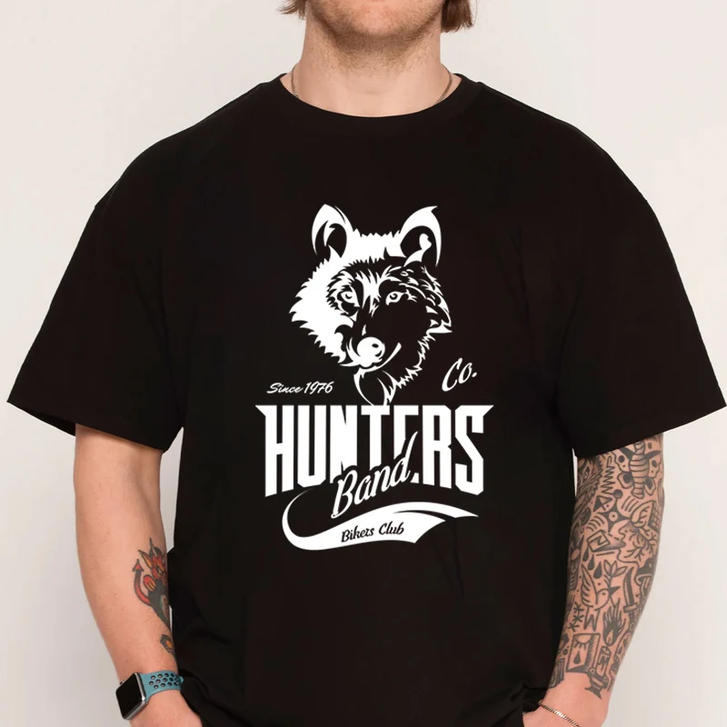 

Винтажная клубная футболка Wolf Motors, футболка из 100% хлопка с круглым вырезом, модные мужские футболки с короткими рукавами, футболки с графикой