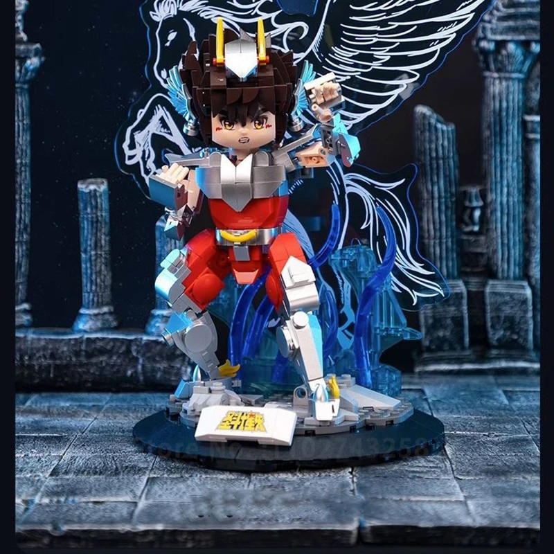 Classic Japan Anime Saint Seiyas Building Brick Pegasus Cloth Block Action Figures Assemble Model Toys Collection For GIfts